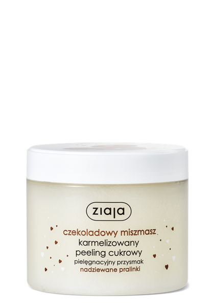 Ziaja Chocolate Mishmash Caramelized Sugar Peeling for All Skin Types 300ml
