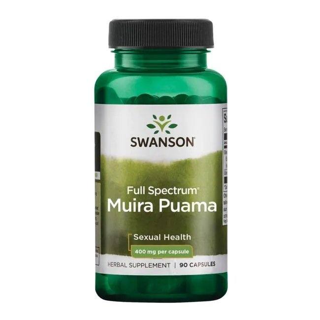 Swanson Full Spectrum Muira Puama 400mg 90 Kapsułek