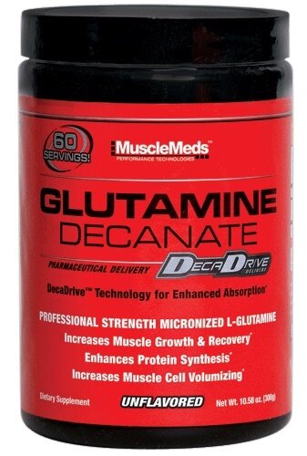 Glutamine Decanate, Unflavored - 300g