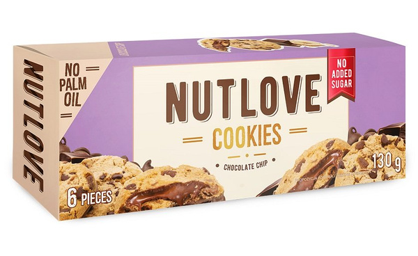 Allnutrition Nutlove Cookies Chocolate Chip 6 Cookies