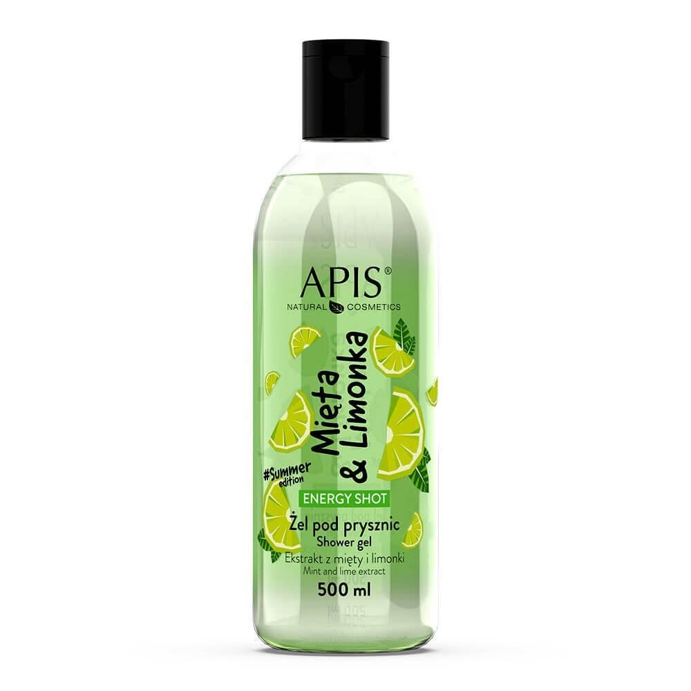 Apis Energy Shot Żel pod Prysznic Mięta & Limonka Summer Edition 500ml