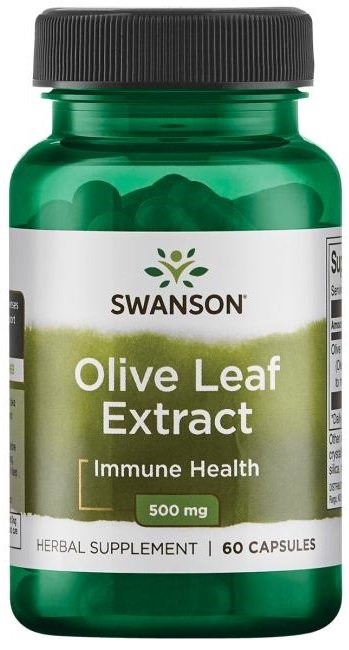 Swanson Olive Leaf Extract 500mg 60 Kapsułek