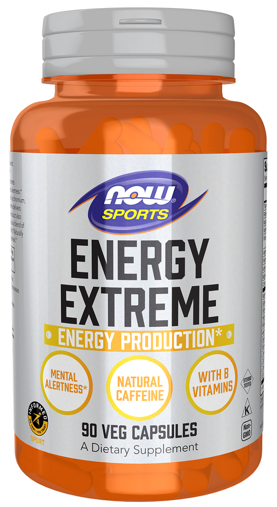 Now Foods Sports Energy Extreme Ekstremalna Energia i Czujność Umysłu 90 Kapsułek