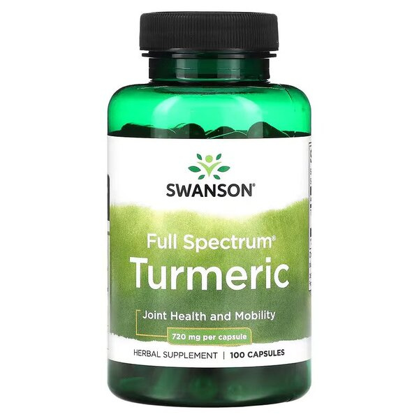 Swanson Full Spectrum Turmeric 720mg 100 Kapsułki