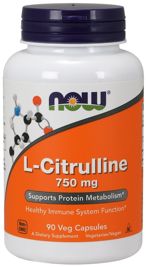NOW Foods L-Citrulline 750 mg Muscle Performance and Recovery Support 90 Vcaps