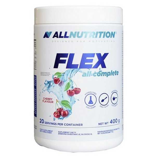 Allnutrition Flex All Complete Kolagen Hydrolizowany w Proszku Wiśnia 400g
