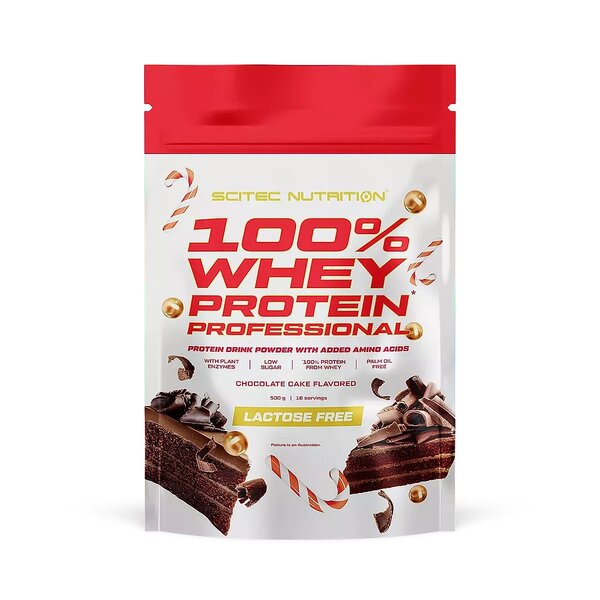 100% Whey Protein Professional, Chocolate Cake - 500g