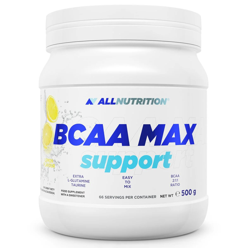 Allnutrition BCAA Max Support Amino Acid Complex Lemon 500g