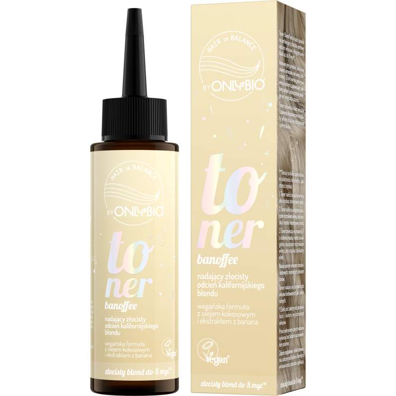 OnlyBio Hair in Balance Toner do Włosów Banoffee 100ml