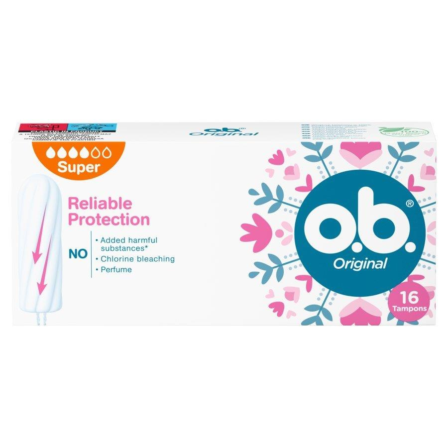 O.B. Original Super Tampons 16 Pieces