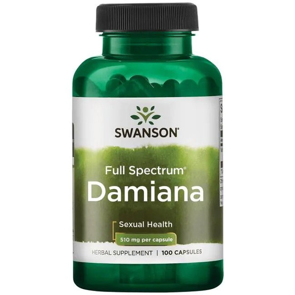 Swanson Damiana 510mg 100 Capsules