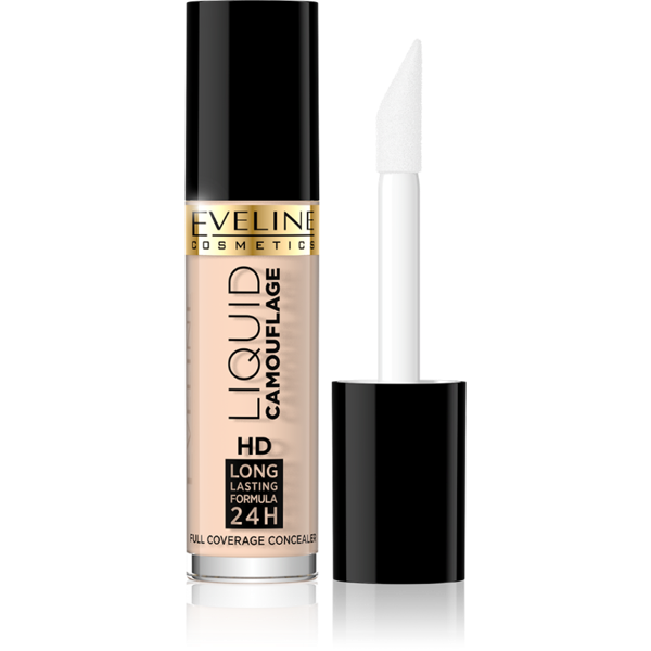 Eveline Liquid Camouflage 24 HD Lasting Face Concealer Coverage Vanilla 03 5 ml