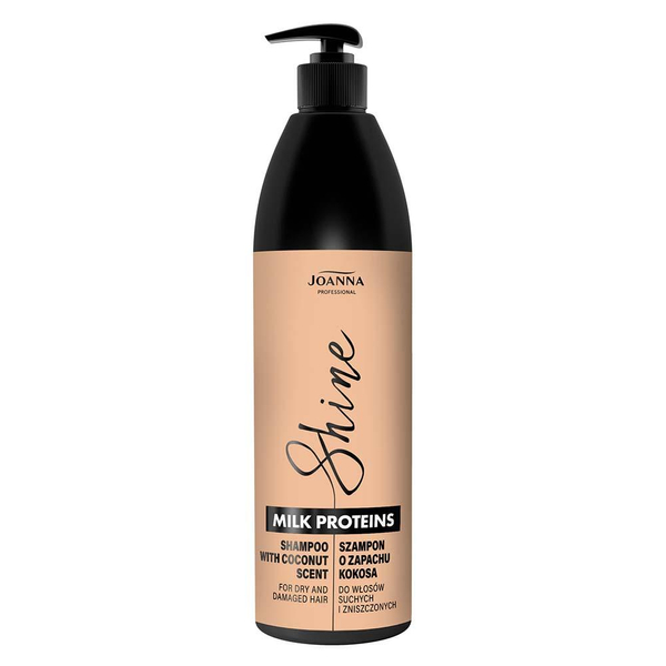 Joanna Professional Shampoo for Dry and Damaged Hair with Scent of Aromatic Coconut 1000ml