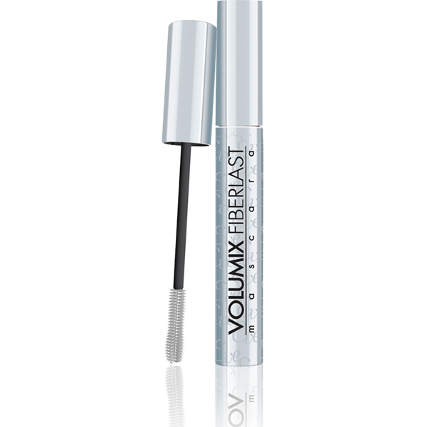 Eveline Mascara With Volumix Fiberlast Lenght & Curl Up Silicone Brushes 10ml