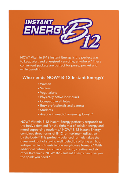 Now Foods Vitamin B-12 Instant Energy 75 Packets