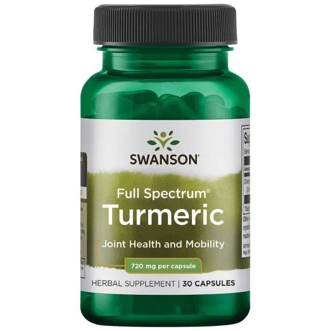 Swanson Full Spectrum Turmeric Kurkuma 720mg 30 Kapsułek