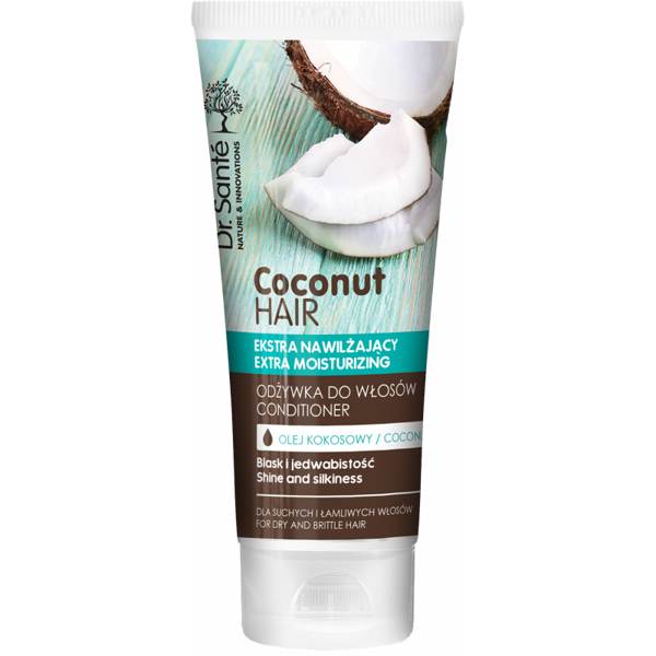 Dr. Sante Coconut Hair Odżywka z Olejem Kokosowym do Suchych i Łamliwych Włosów 200 ml