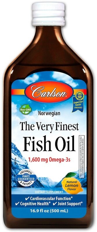 The Very Finest Fish Oil, Natural Orange - 500 ml.