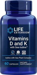 Vitamins D and K with Sea-Iodine - 60 caps