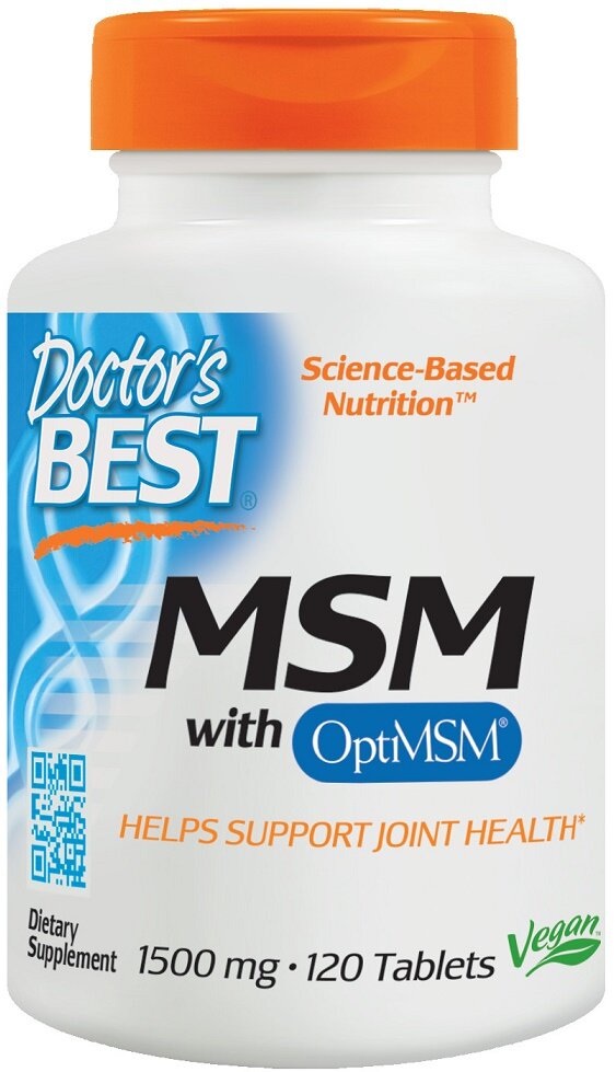 MSM with OptiMSM Vegan, 1500mg - 120 tablets