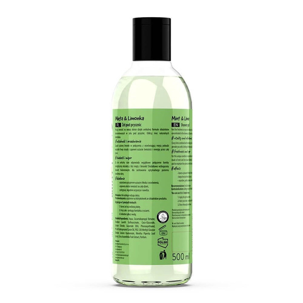 Apis Energy Shot Żel pod Prysznic Mięta & Limonka Summer Edition 500ml