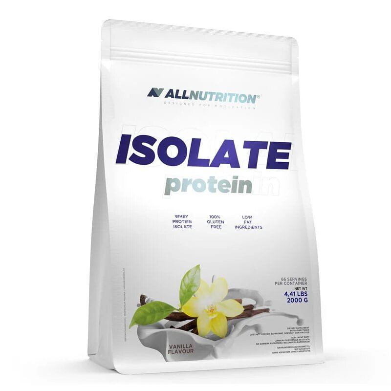 Allnutrition Isolate Protein Supplement Vanilla 2000g