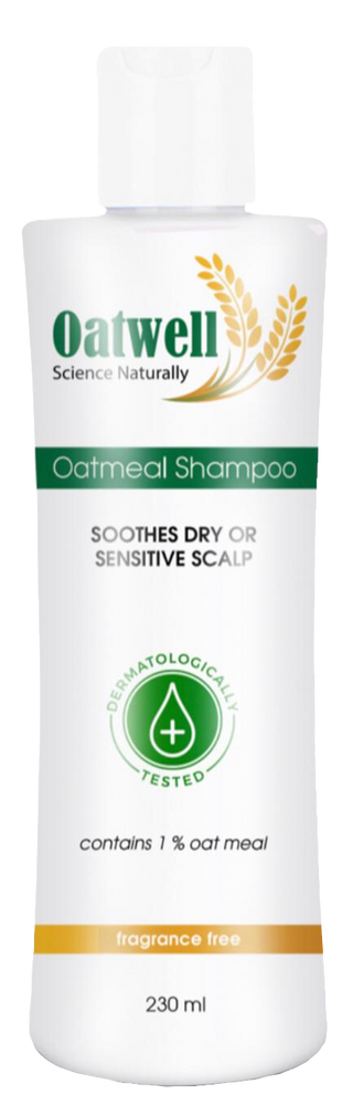 Oatwell Oatmeal Soothing Shampoo for Sensitive Scalp with Oatmeal Formula 230ml