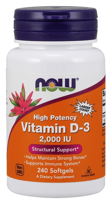 Vitamin D-3, 2000 IU - 240 softgels