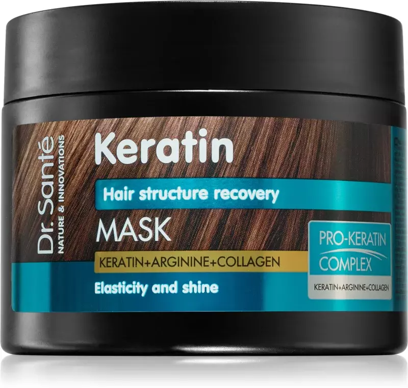 Dr. Sante Mask with Keratin Arginine Collagen for Matt and Brittle Hair 300ml