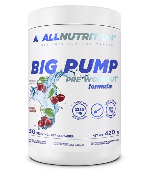 Allnutrition Big Pump Formuła Przedtreningowa Cherry 420g