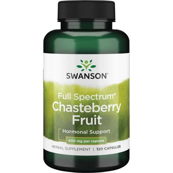 Swanson Full Spectrum Chasteberry Fruit 400mg 120 Kapsułek
