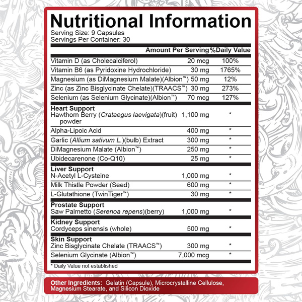 5% Nutrition Liver & Organ Defender Legendary Series 270 Capsules