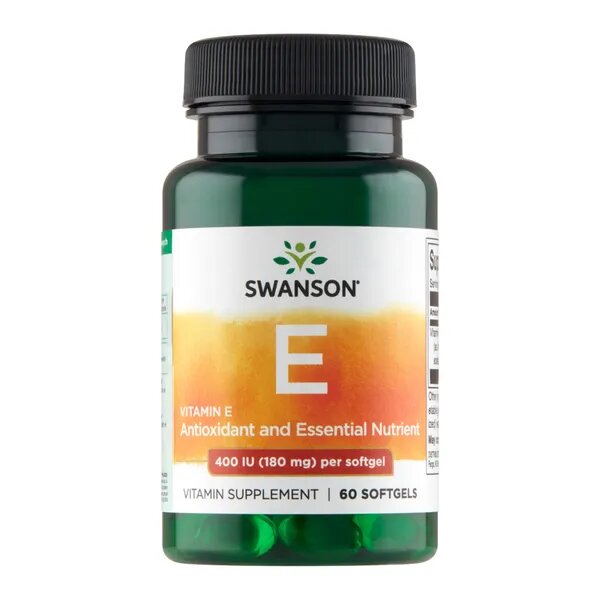 Swanson Vitamin E 400 IU 60 Kapsułek