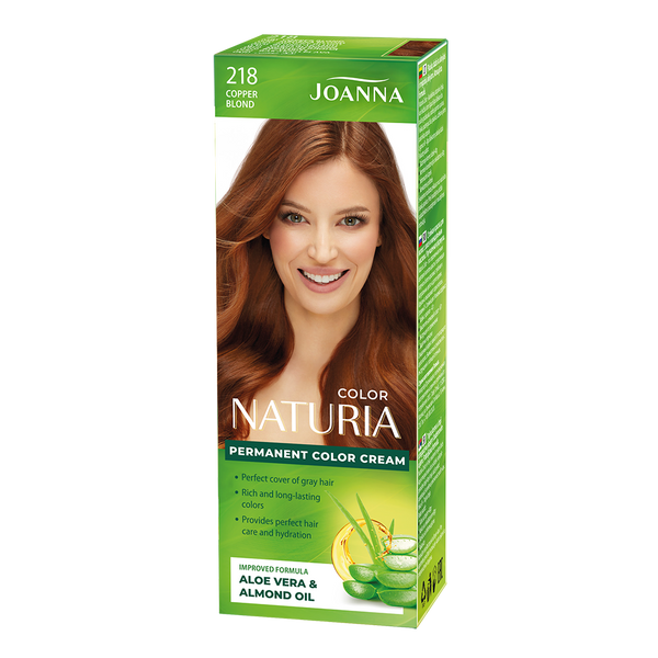 Joanna Naturia Color Farba do Włosów 218 Miedziany Blond 100ml