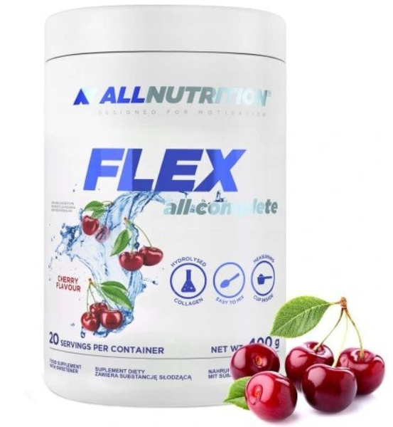 Allnutrition Flex All Complete Kolagen Hydrolizowany w Proszku Wiśnia 400g