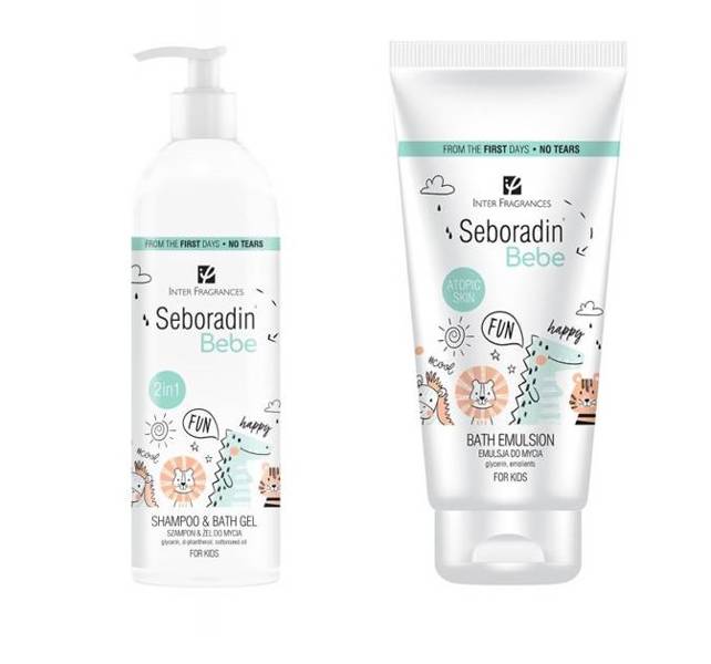 Seboradin CleanBebe Shampoo 2in1 Gel and Washing Emulsion for Children 500ml+200ml