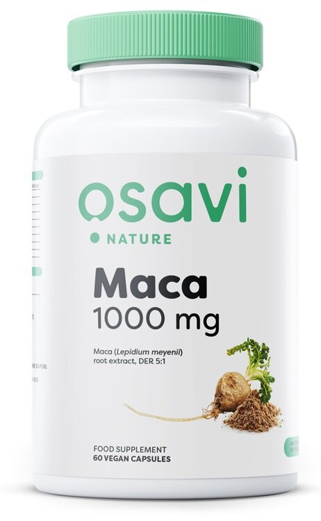 Osavi Maca 1000mg Supports Vitality 60 Capsules