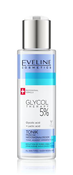 Eveline GLYCOL THERAPY 5% Tonik Przeciw Niedoskonałościom 110ML