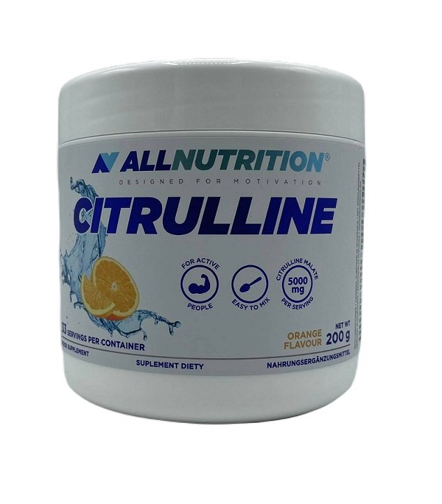 Allnutrition Citrulline Wspomaga Aktywny Trening Orange 200g