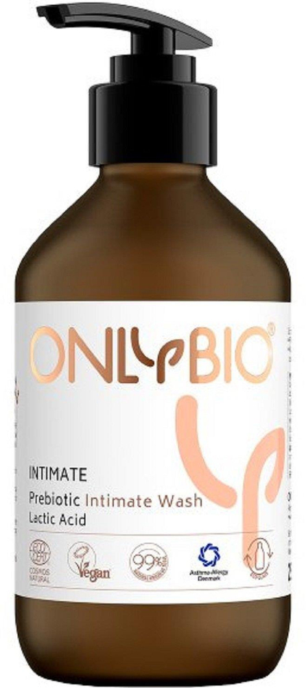 OnlyBio Prebiotyczny Płyn do Higieny Intymnej z Kwasem Mlekowym 250ml