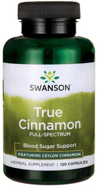 Swanson True Cinnamon Full Spectrum 120 Capsules