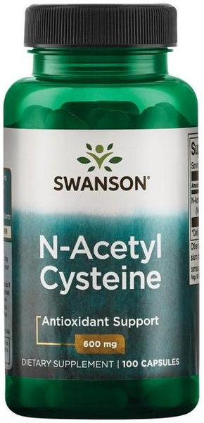 Swanson N-Acetyl Cysteine 600mg 100 Kapsułek