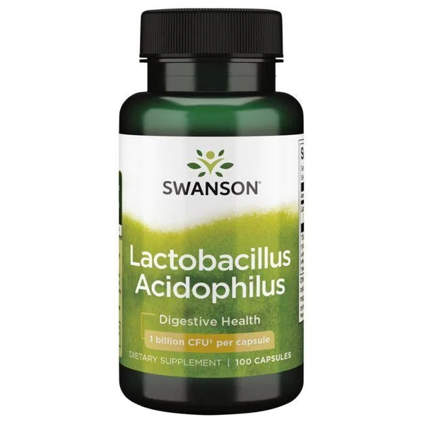 Swanson Lactobacillus Acidophilus 1 billion CFU 100 Capsules