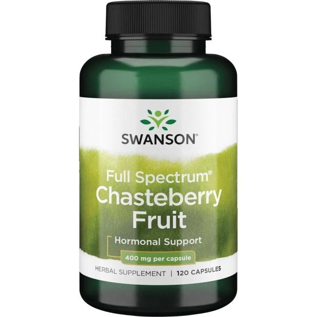 Swanson Full Spectrum Chasteberry Fruit 400mg 120 Kapsułek