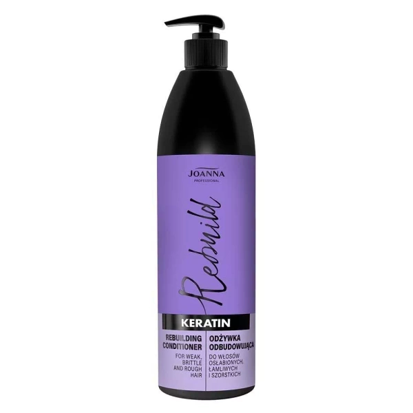 Joanna Professional Keratin Regenerating Conditioner for Rough and Brittle Hair 1000g