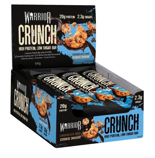 Crunch Bar, Chocolate Chip Cookie Dough - 12 bars