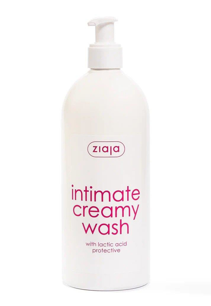 Ziaja Intime Creamy Intimate Hygiene Wash with Lactic Acid Vegan 500ml