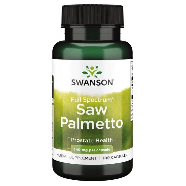 Swanson Saw Palmetto 540mg 100 Kapsułek