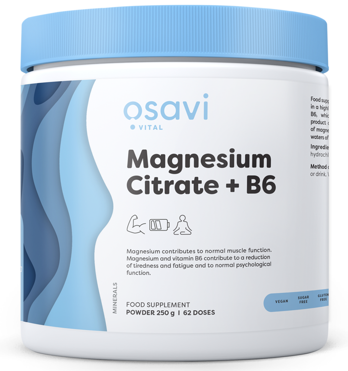 Magnesium Citrate + B6 Powder - 250g