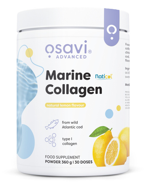 Osavi Marine Collagen from Wild Cod Lemon Flavoured Powder For Skin and Joints 360g